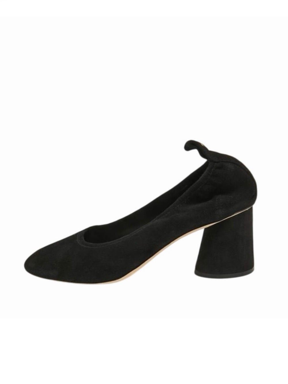 Tory Burch 7 Therese Suede Block Heel Pumps